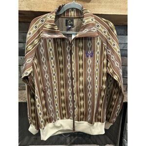 Men’s NEEDLES Kilim Poly Jacquard Track Jacket Size S NWT $450 *A4